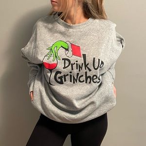 Holiday grinch sweatshirt
